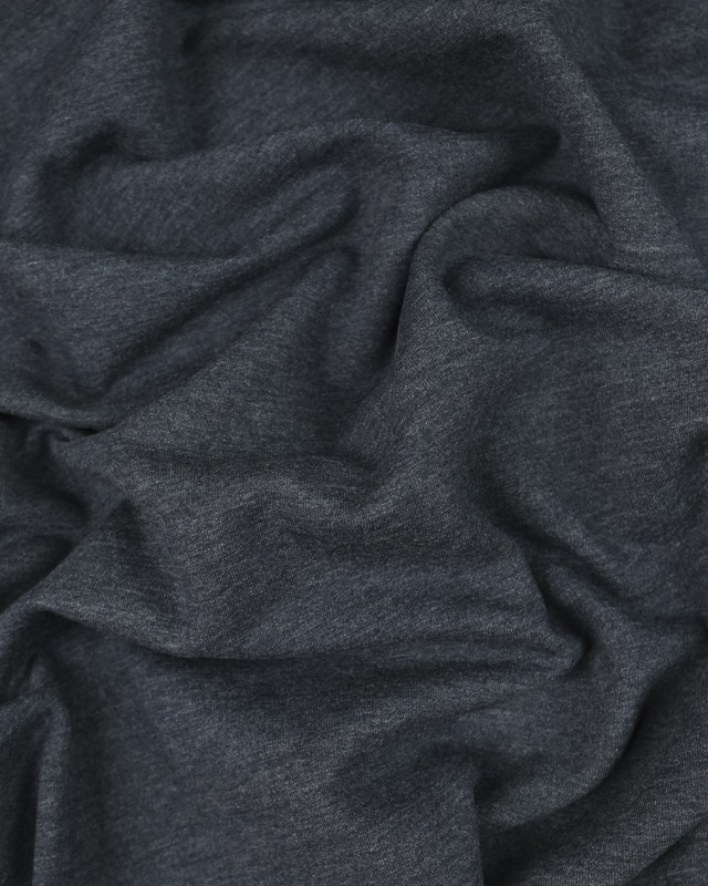 Molleton Jersey Mélange Denim - Maison Klem